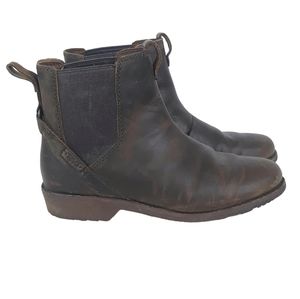 Teva Ellery Pull On Waterproof Boot Brown